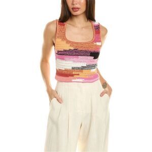 A.L.C. Brayden Crochet Scoop-Neck Tank Size XL NWOT